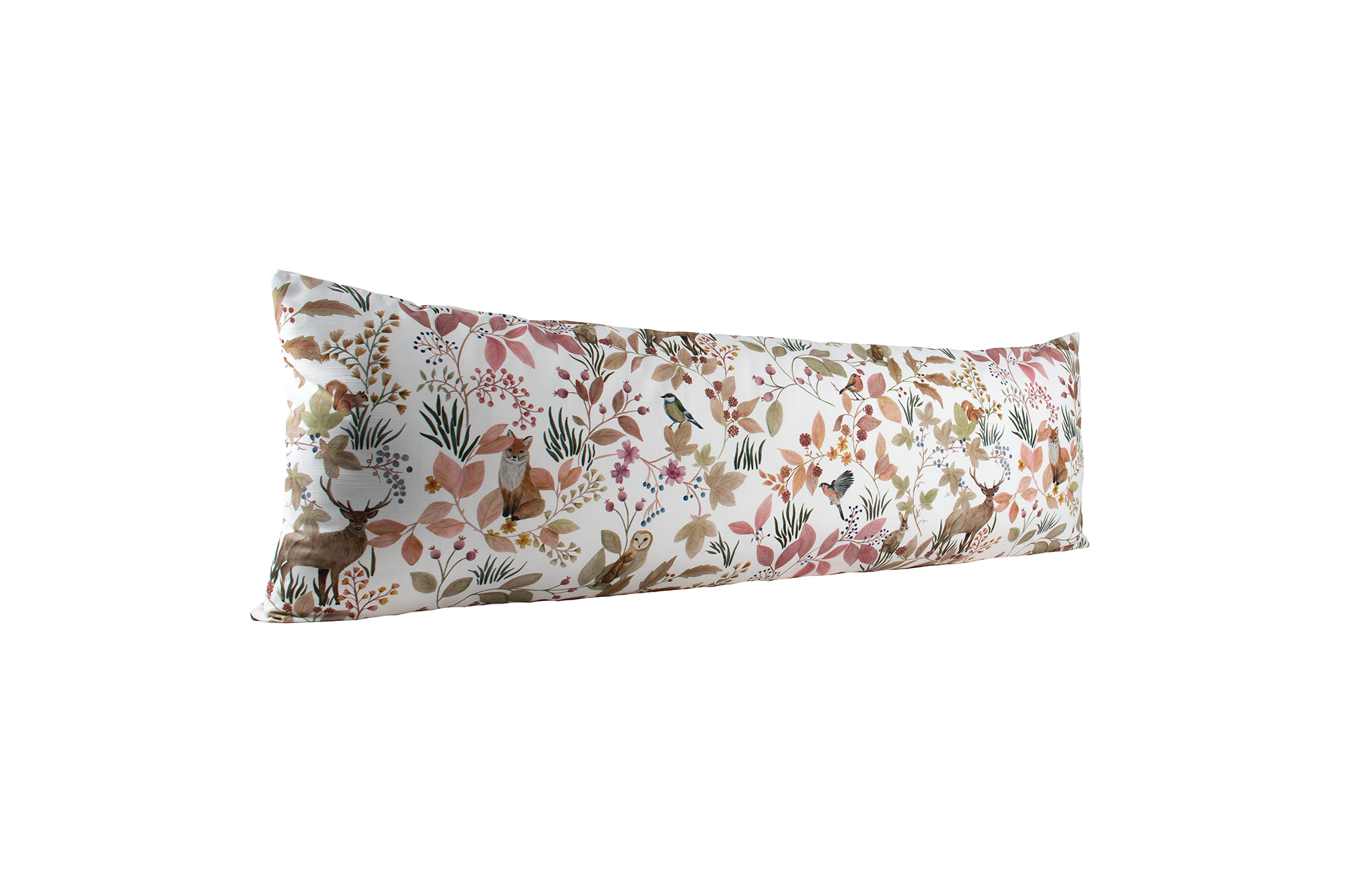 Vartalotyynynpäällinen Kettu ja marjat 45x145cm