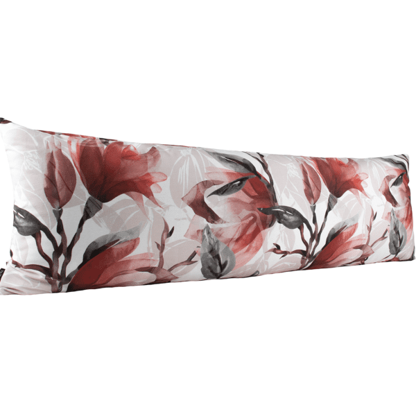 Vartalotyynynpäällinen Iso magnolia 45x145cm - punainen