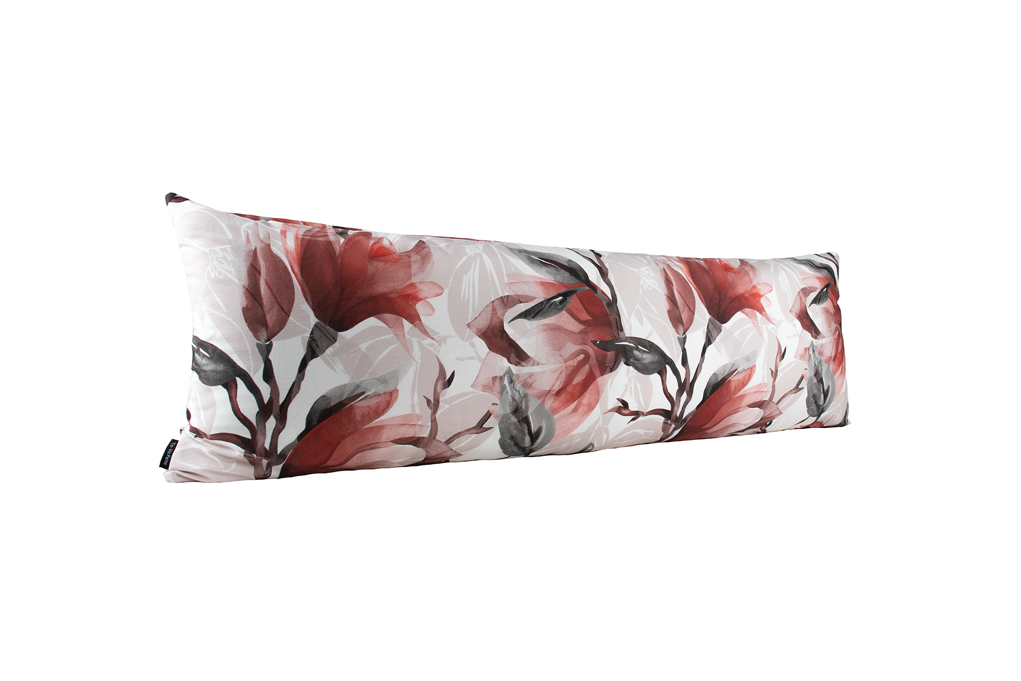 Vartalotyynynpäällinen Iso magnolia 45x145cm - punainen