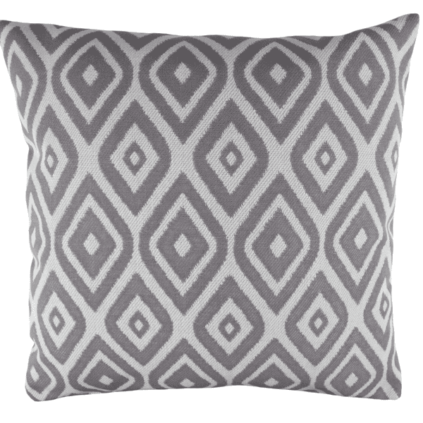 Kuviollinen terassityyny 45x45cm - harmaa