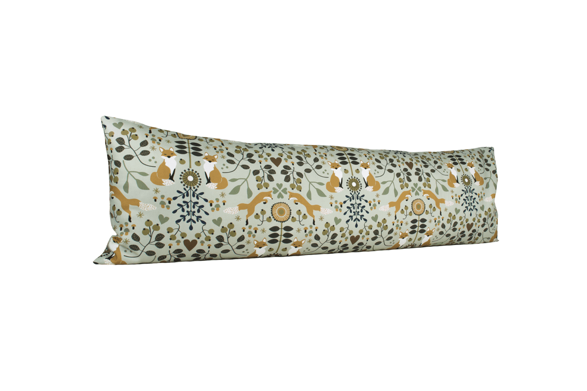 Vartalotyynynpäällinen Ketunpolku 45x145cm - vihreä
