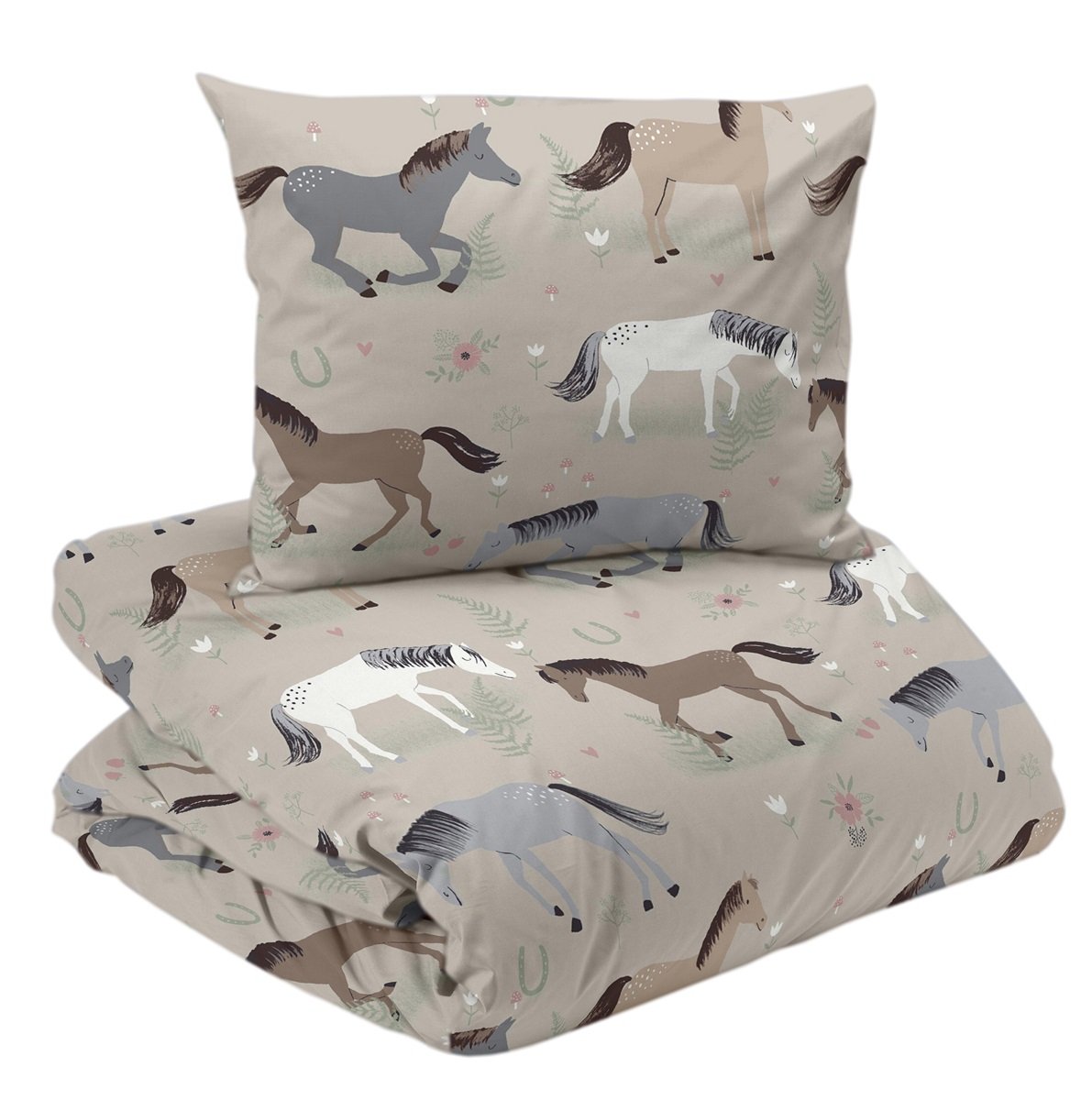 Pussilakanasetti Hevoset 150x210cm