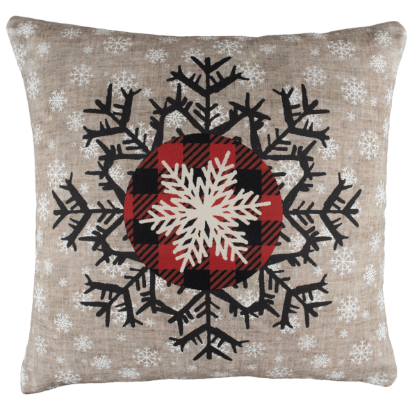 Joulutyyny: Lumihiutale 45x45cm