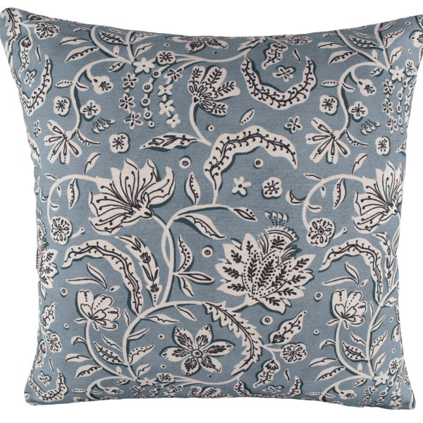 Koristetyyny Kierrekukka 45x45cm - sininen