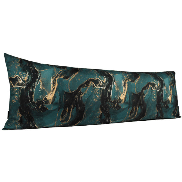 Vartalotyynynpäällinen Marmori 45x145cm - vihreä