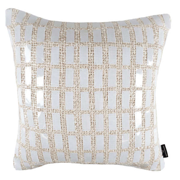 ALE Paljettityyny 40x40cm - valkoinen