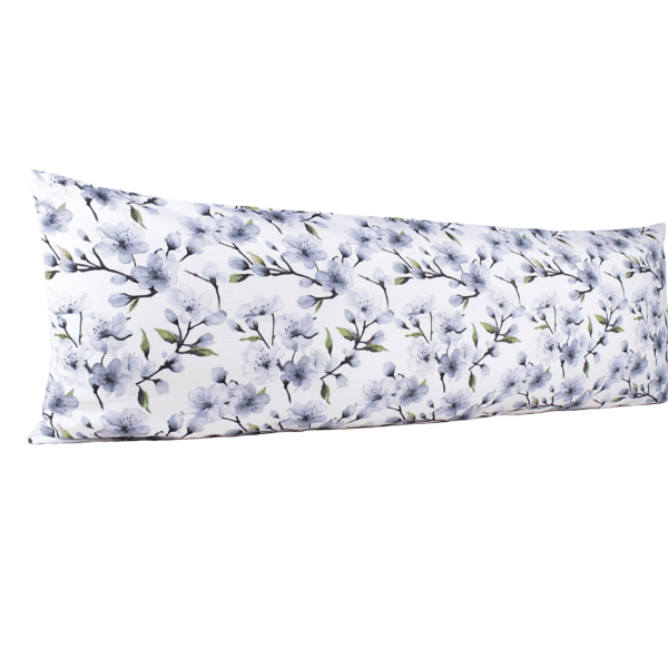 Vartalotyynynpäällinen Omenankukka 45x145cm -sininen