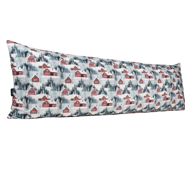 Vartalotyynynpäällinen Talviset maalaistalot 45x145cm