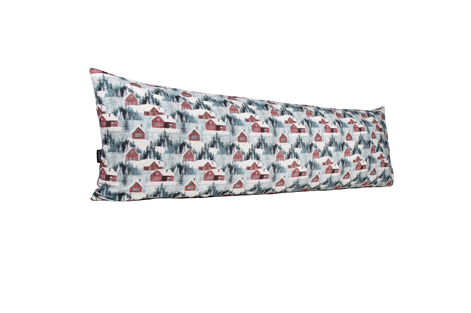 Vartalotyynynpäällinen Talviset maalaistalot 45x145cm